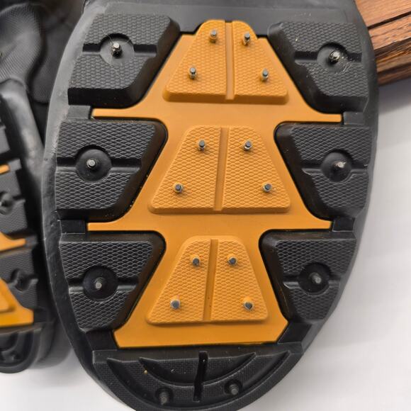 LaCrosse ATS 5" Tungsten Carbide Stud 2 Buckle Overshoe Mens 12 Black Waterproof - Picture 15 of 15